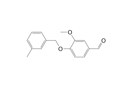 Benzaldehyde, 3-methoxy-4-[(3-methylphenyl)methoxy]-