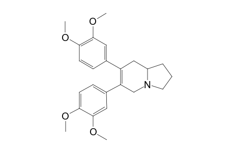 6,7-bis(3,4-dimethoxyphenyl)-1,2,3,5,8,8a-hexahydroindolizine