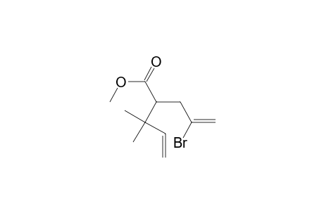 4-Pentenoic acid, 2-(2-bromo-2-propenyl)-3,3-dimethyl-, methyl ester