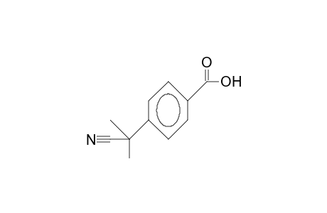 Benzoic acid, 4-(1-cyano-1-methylethyl)-