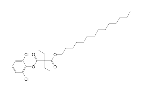 Diethylmalonic acid, 2,6-dichlorophenyl tetradecyl ester