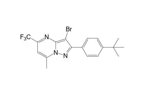 3-bromo-2-(p-tert-butylphenyl)-7-methyl-5-(trifluoromethyl)pyrazolo[1,5-a]pyrimidine