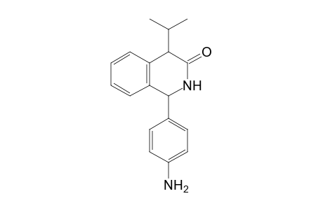 1-(p-aminophenyl)-1,4-dihydro-4-isopropyl-3(2H)-isoquinolone