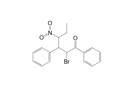 1-Hexanone, 2-bromo-4-nitro-1,3-diphenyl-