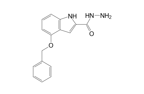 4-BENZYLOXYINDOLE-2-CARBOXYLIC-ACID-HYDRAZIDE;COMPOIND-#1