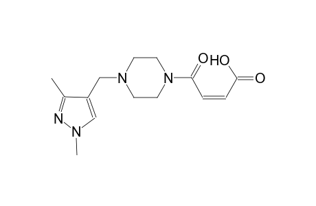 2-butenoic acid, 4-[4-[(1,3-dimethyl-1H-pyrazol-4-yl)methyl]-1-piperazinyl]-4-oxo-, (2Z)-