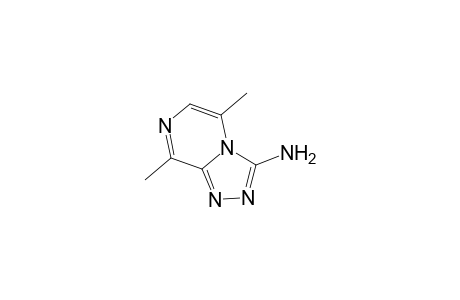 s-Triazolo[4,3-a]pyrazine, 3-amino-5,8-dimethyl-