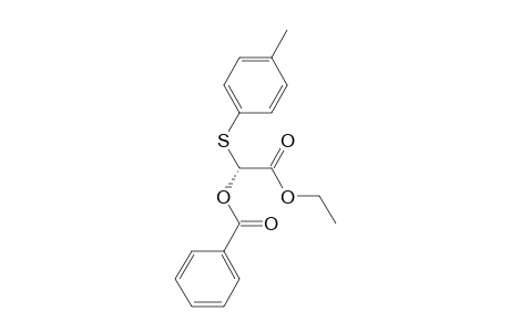 (R*)-Ethyl benzoyloxy-[( 4-methylphenyl)sulfanyl]acetate