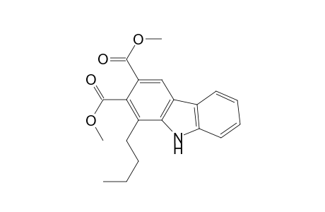9H-Carbazole-2,3-dicarboxylic acid, 1-butyl-, dimethyl ester