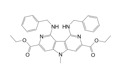 1,9-Bis-benzylamino-5-methyl-5H-dipyrido[4,3-b;3',4'-d]pyrrole-3,7-dicarboxylic acid diethyl ester