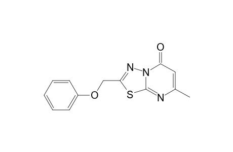 7-Methyl-2-(phenoxymethyl)-[1,3,4]thiadiazolo[3,2-A]pyrimidin-5-one