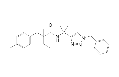 N-[2-(1-benzyl-1H-1,2,3-triazol-4-yl)propan-2-yl]-2-methyl-2-(4-methylbenzyl)butanamide