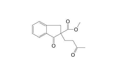 1H-Indene-2-carboxylic acid, 2,3-dihydro-1-oxo-2-(3-oxobutyl)-, methyl ester