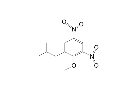 Benzene, 2-methoxy-1-(2-methylpropyl)-3,5-dinitro-