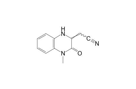 3,4-dihydro-4-methyl-3-oxo-delta2(1H), alpha-quinoxalineacetonitrile