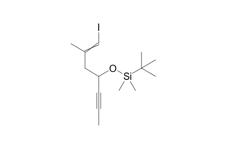 tert-butyl-(4-iodo-3-methyl-1-prop-1-ynyl-but-3-enoxy)-dimethyl-silane