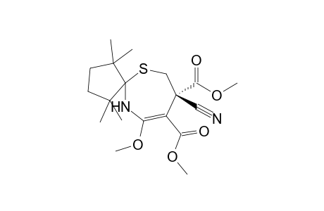 (R)-Dimethyl 8-cyano-10-methoxy-1,1,4,4-tetramethyl-6-thio-11-azaspiro[4.6]undecane-8,9-dicarboxylate