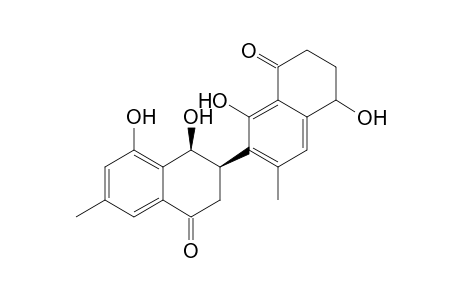 OCTAHYDROEUCLEIN;1,8,1',5'-TETRAHYDROXY-6,3'-DIMETHYL-2,3,6',7'-TETRAHYDRO-1H,5'H-[2,2']-BINAPHTHALENYL-4,8'-DIONE