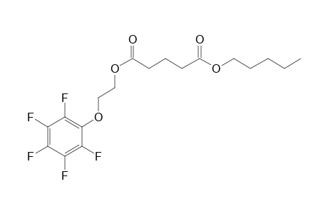 Glutaric acid, 2-(pentafluorophenoxy)ethyl pentyl ester