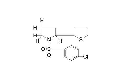 1-[(p-chlorophenyl)sulfonyl]-2-(2-thienyl)pyrrolidine