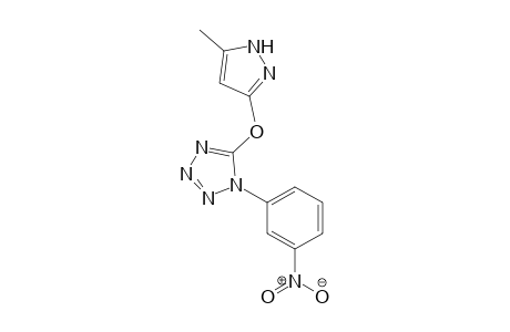 1H-tetrazole, 5-[(5-methyl-1H-pyrazol-3-yl)oxy]-1-(3-nitrophenyl)-