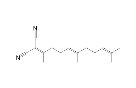 2-[(4E)-1,5,9-trimethyldeca-4,8-dienylidene]malononitrile