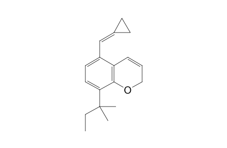 5-(cyclopropylidenemethyl)-8-(1,1-dimethylpropyl)-2H-chromene