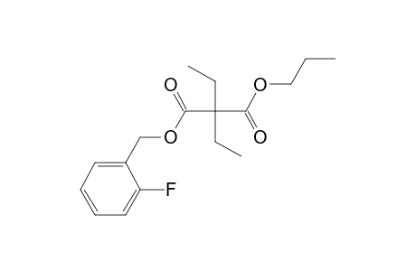 Diethylmalonic acid, 2-fluorobenzyl propyl ester