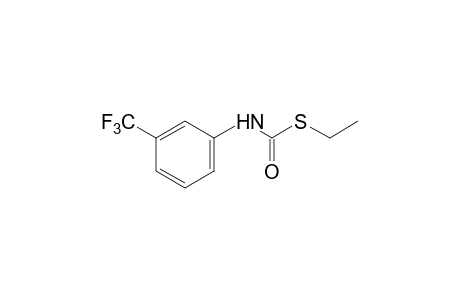 m-(Trifluoromethyl)thiocarbanilic acid, 3-ethyl ester