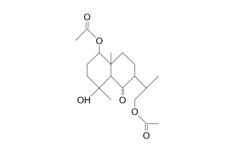 1a,12-Diacetoxy-4b-hydroxy-eudesm-11(R)-an-6-one