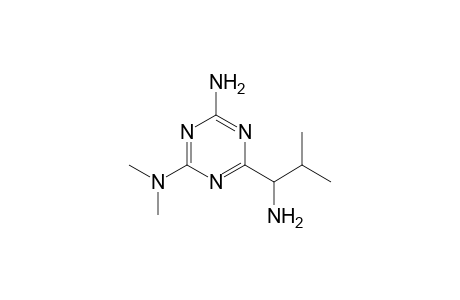 1,3,5-Triazine-2,4-diamine, 6-(1-amino-2-methylpropyl)-N,N-dimethyl-