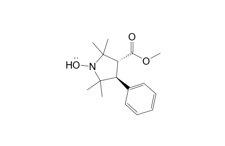 1-Pyrrolidinyloxy, 3-(methoxycarbonyl)-2,2,5,5-tetramethyl-4-phenyl-, trans-