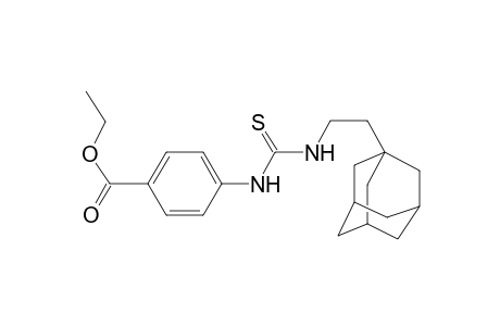 4-[2-(1-adamantyl)ethylthiocarbamoylamino]benzoic acid ethyl ester