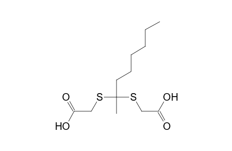 [(1-methylheptylidene)dithio]diacetic acid