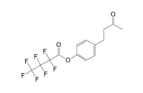 4-(4-Hydroxyphenyl)-2-butanone, heptafluorobutyrate