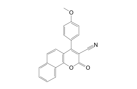 4-(4-Methoxyphenyl)-2-oxo-2H-benzo[H]chromene-3-carbonitrile