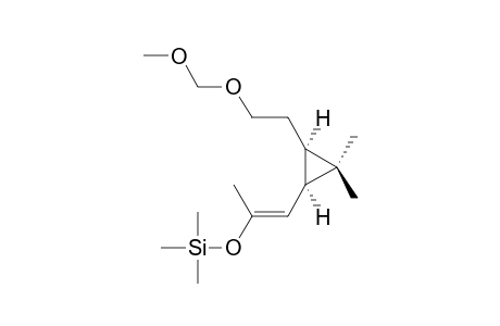 (1-R,3-S)-1-(2-METHOXYMETHYLOXYETHYL)-2,2-DIMETHYL-3-(TRIMETHYLSILOXY-1PROPENYL)-CYCLOPROPANE