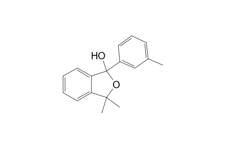 3,3-Dimethyl-1-(3-methylphenyl)-1,3-dihydro-2-benzofuran-1-ol