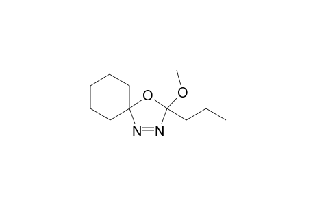 2-Methoxy-2-n-propyl-5,5-pentamethylene-1,3,4-.deta.(3)-oxadiazoline