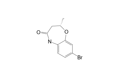 2,3-Dihydro-2(S)-methyl-8-bromo-1,5-benzoxazepin-4(5H)-one