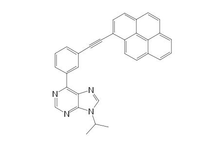 9-isoPropyl-6-[3-(1-pyrenylethynyl)phenyl]-9H-purine