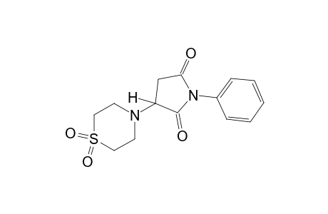 N-phenyl-2-thiomorpholinosuccinimide, S,S-dioxide