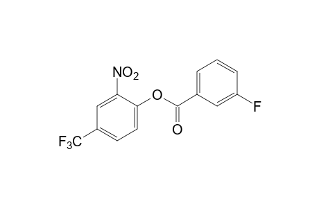 2-Nitro-alpha,alpha,alpha-trifluoro-p-cresol, m-fluorobenzoate