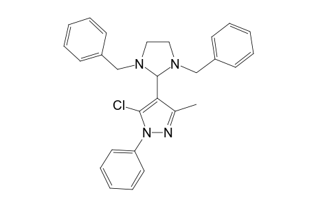 4-[1,3-bis(phenylmethyl)-2-imidazolidinyl]-5-chloro-3-methyl-1-phenylpyrazole