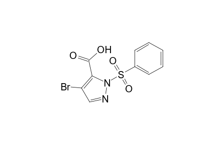 4-bromo-2-phenylsulfonylpyrazole-3-carboxylic acid