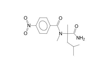 N-methyl-N-(2-carbamoyl-4-methyl-2-pentyl)-4-nitrobenzamide