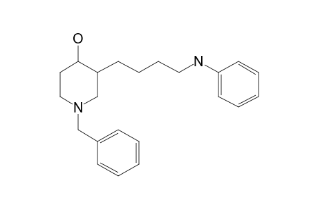 4-Piperidinol, 3-[4-(phenylamino)butyl]-1-(phenylmethyl)-