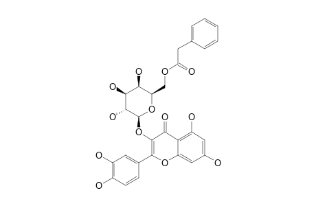 THOTNEOSIDE-A;QUERCETIN-3-O-(6''-O-PHENYLACETYL)-BETA-D-GALACTOPYRANOSIDE