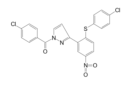 1-(p-chlorobenzoyl)-3-{2-[(p-chlorophenyl)thio]-5-nitrophenyl}pyrazole