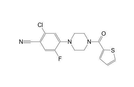 2-Chloro-5-fluoro-4-[4-(thiophene-2-carbonyl)-piperazin-1-yl]-benzonitrile